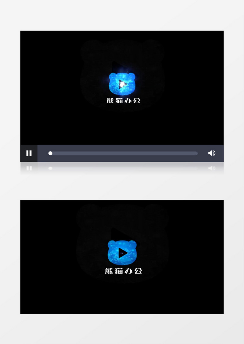 大气扫光logo入场展示ae视频模板