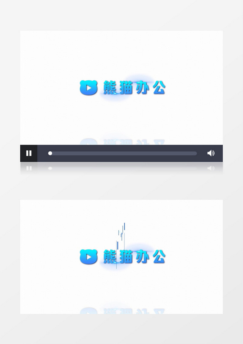 缤纷色彩动画LOGO会声会影模板