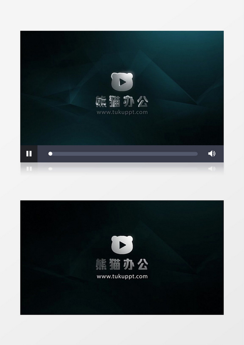 银色金属铂金质感logo标志展示AE视频模板