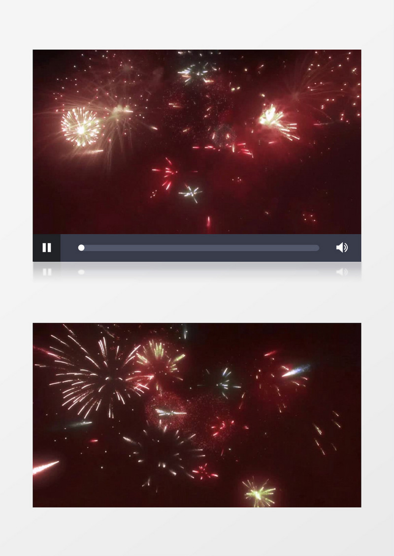 喜庆鼠年烟花动态光效视频素材