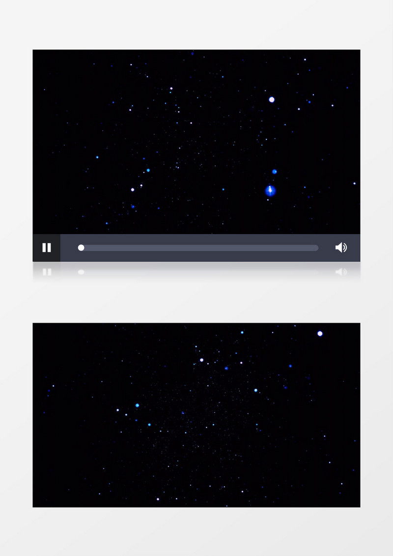 星星光点星空粒子动态光效视频素材