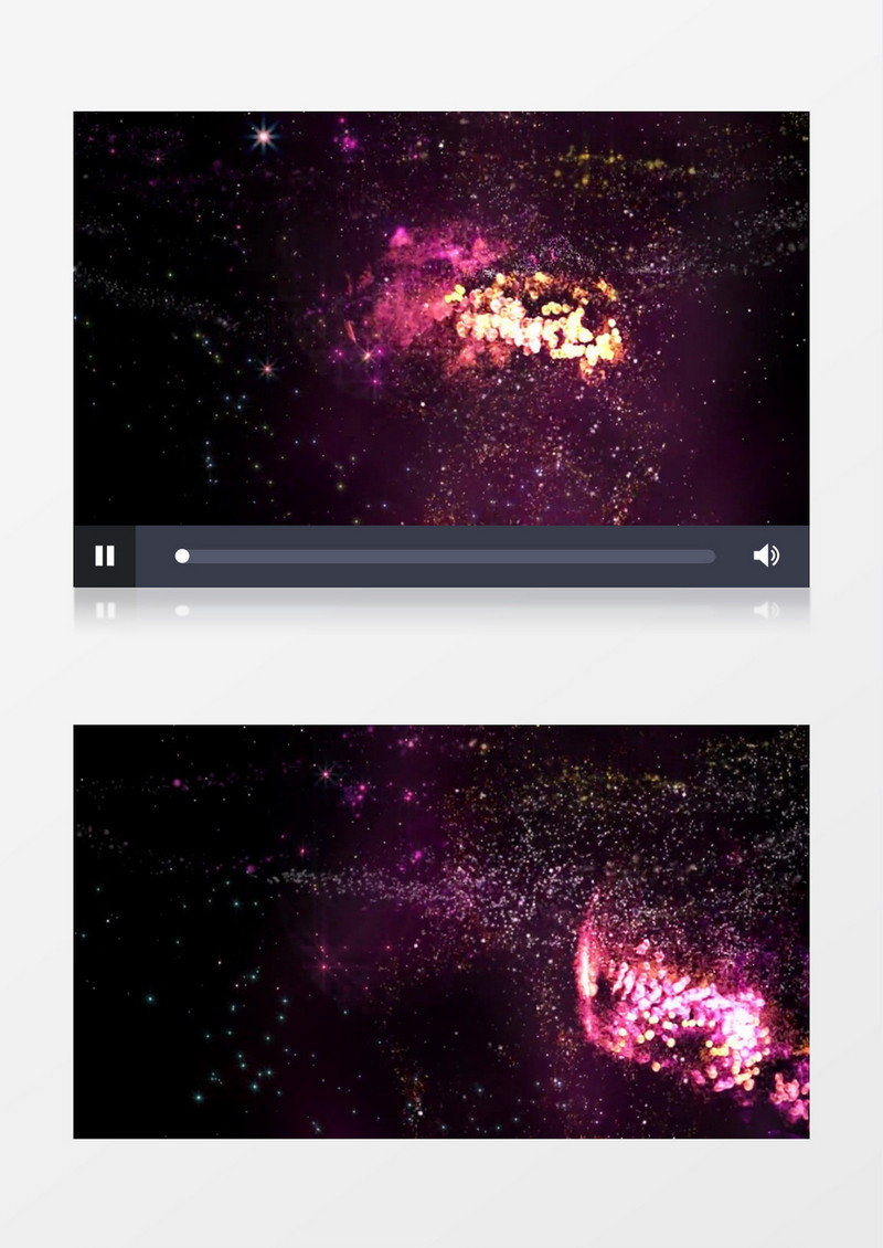 烟花星光粒子动态光效视频素材