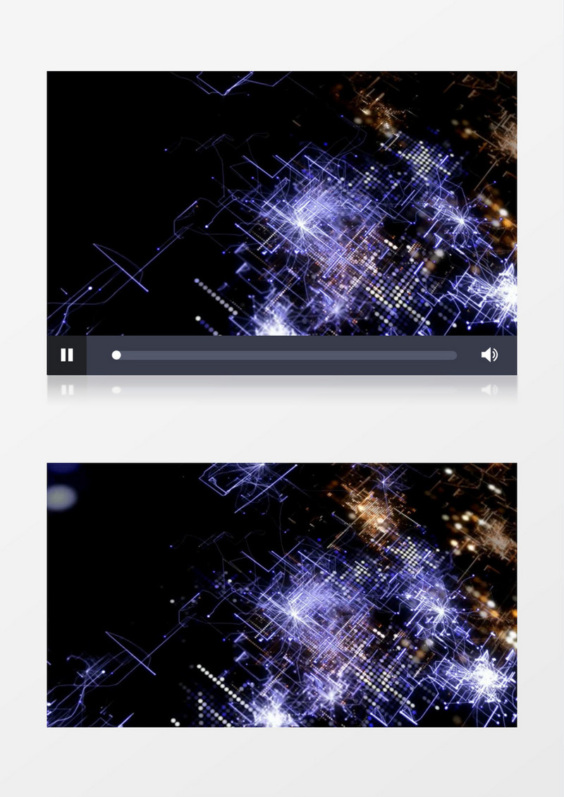 星晕科技感电路板粒子视频