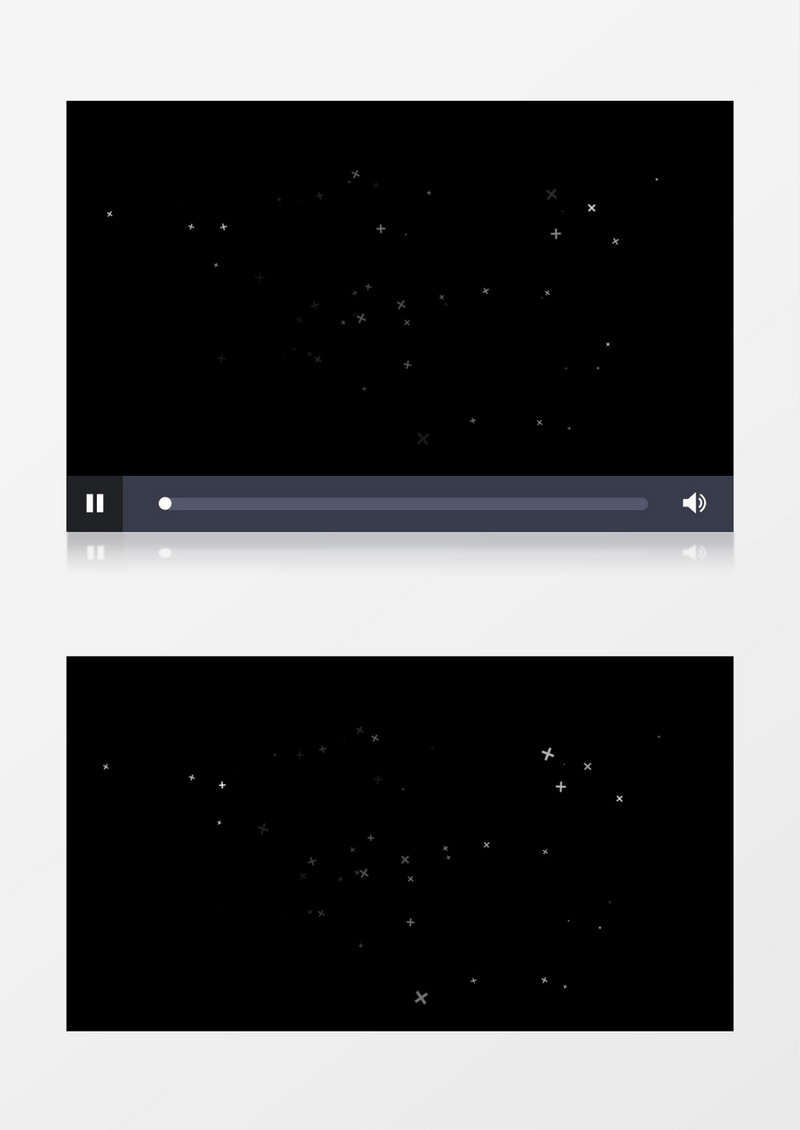 闪烁星星唯美特效动态粒子视频
