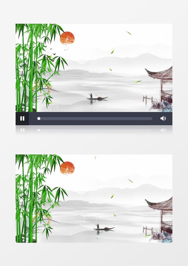 中国风唯美水墨视频ae模板