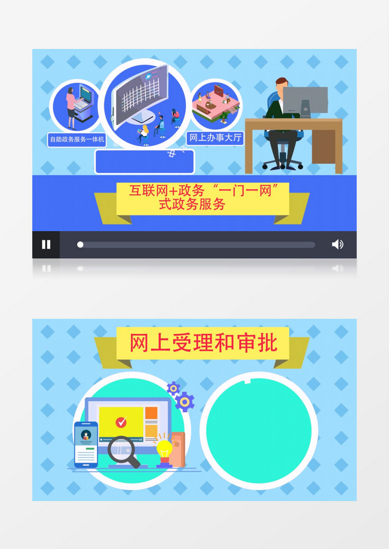党政MG动画视频AE模板