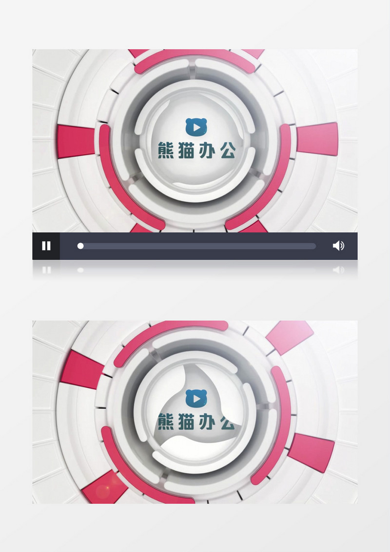广播电视栏目包装开场立体Logo标志pr模板