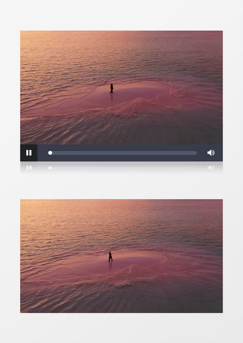 海边梦幻风景实拍视频