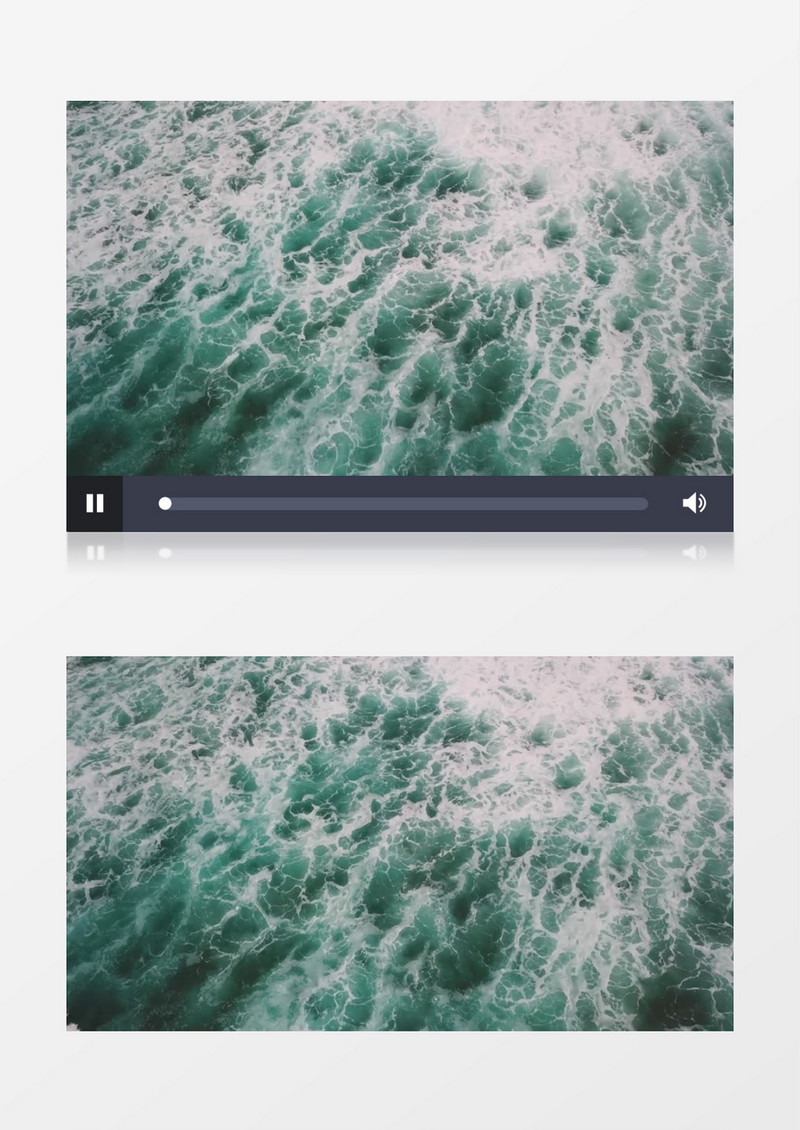 海水海浪唯美实拍视频