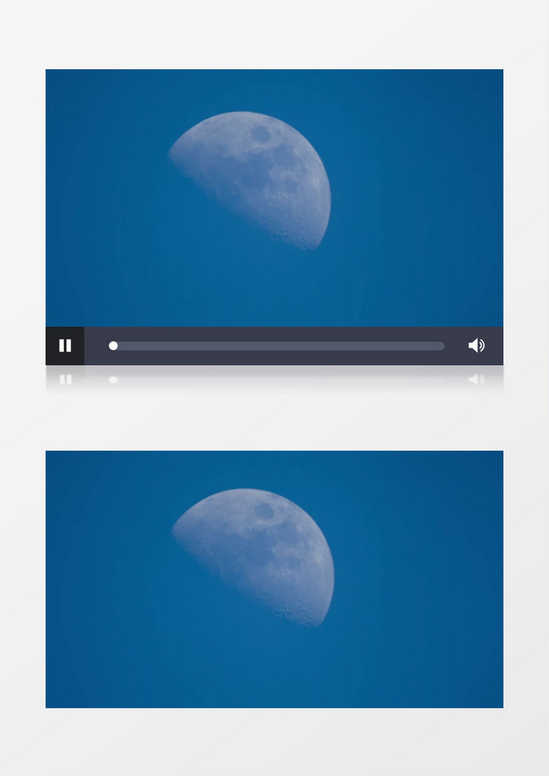 月球近距离拍摄实拍视频
