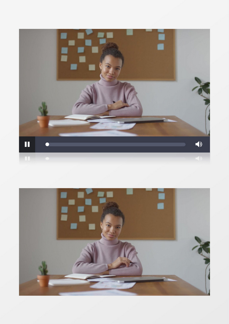 在专心工作的女人实拍视频素材