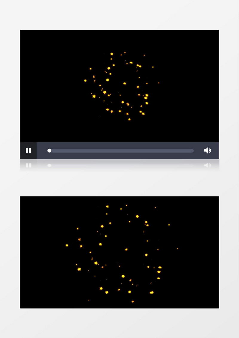 爆炸星星动态视频元素