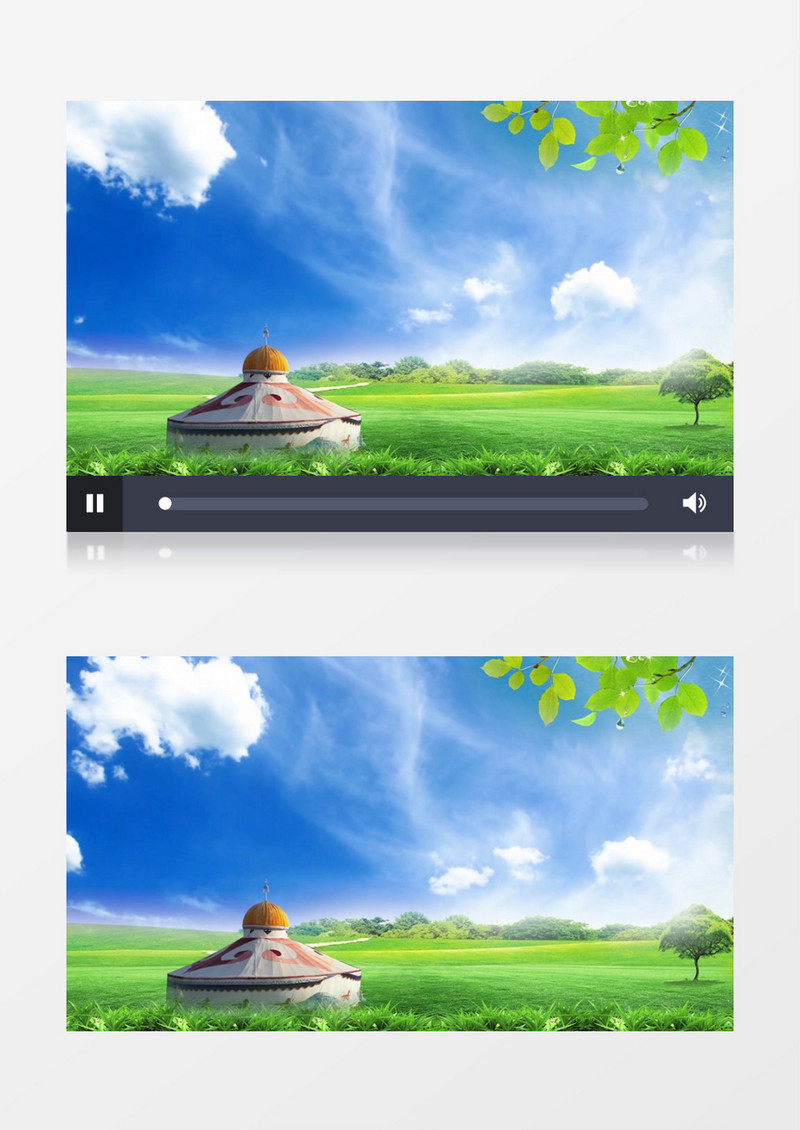 清新自然风光背景混剪视频背景