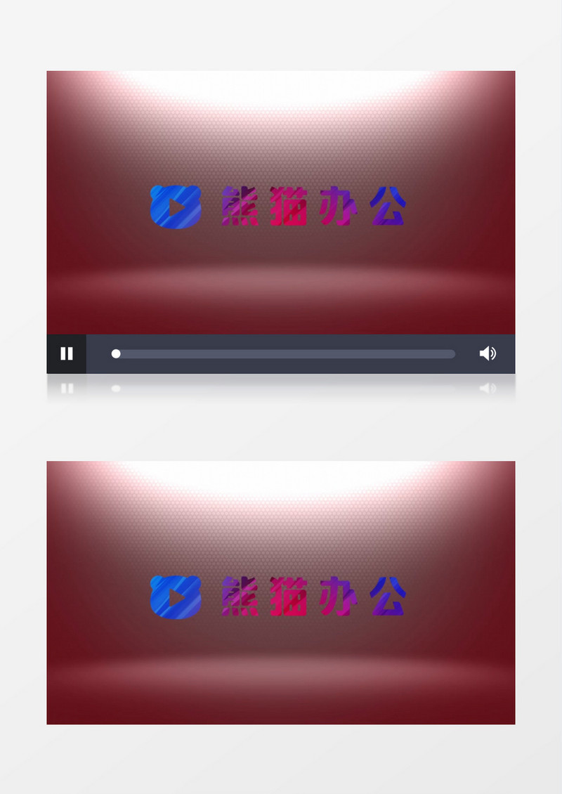 红色动感光线粒子LOGO片头edius视频模板