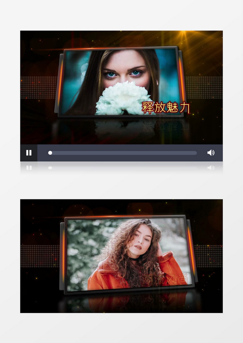 时尚动感图册产品包装edius视频模板