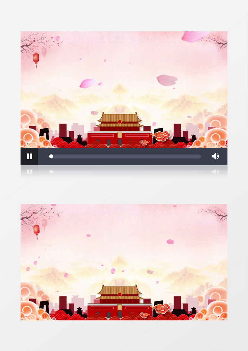 中国风党建背景视频