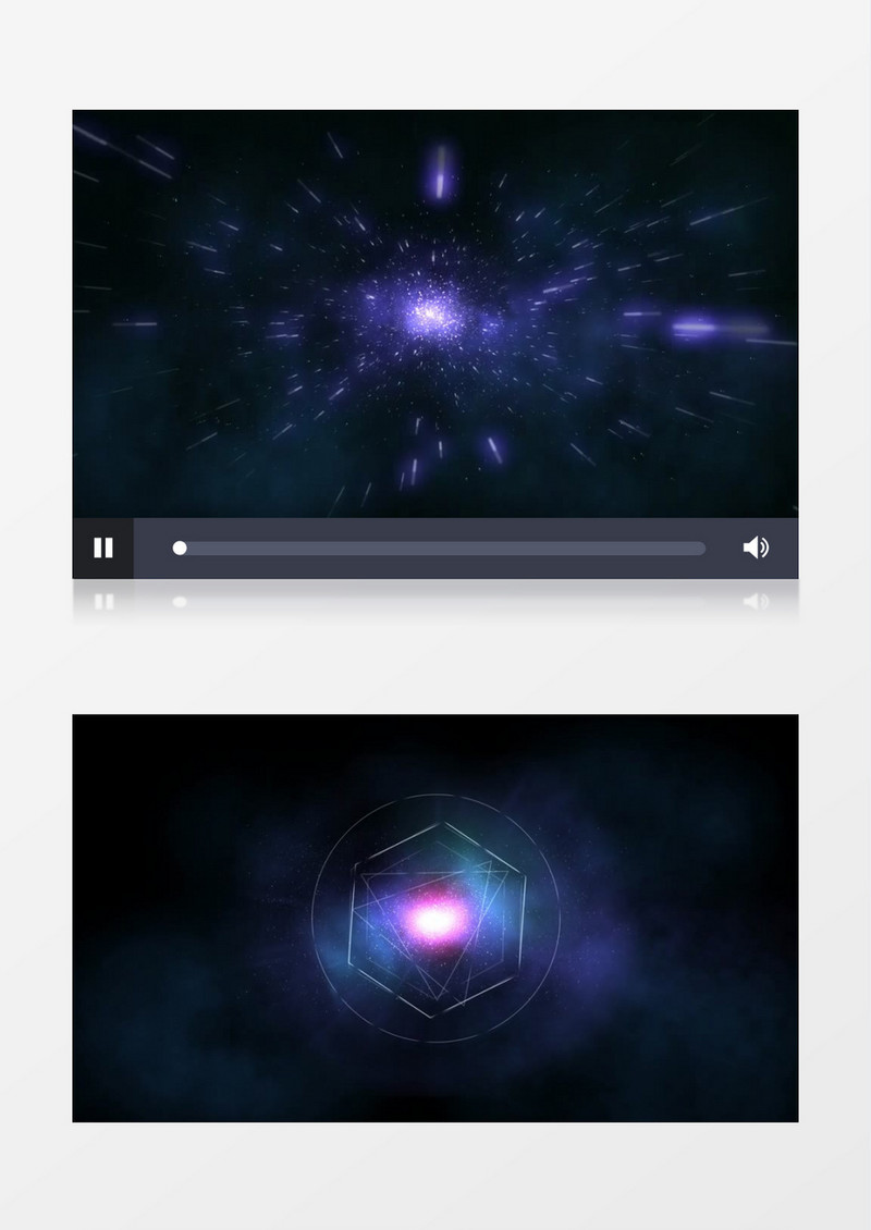 震撼宇宙星空穿梭特效logo开场EDIUS模板