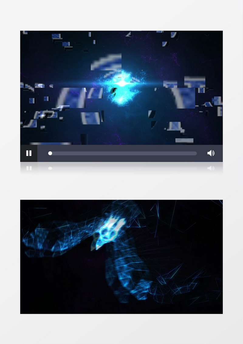炫彩动态光效闪耀片头LogoEDIUS模板