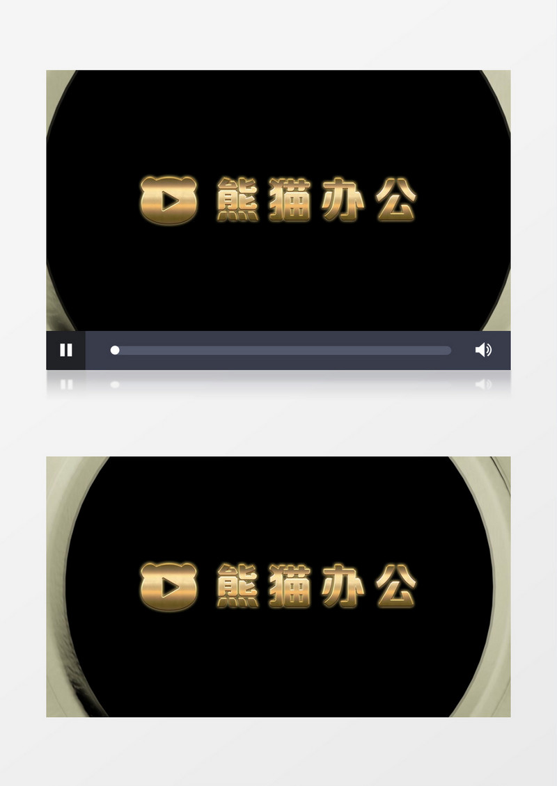 金色创意安全保险门动画edius视频模板