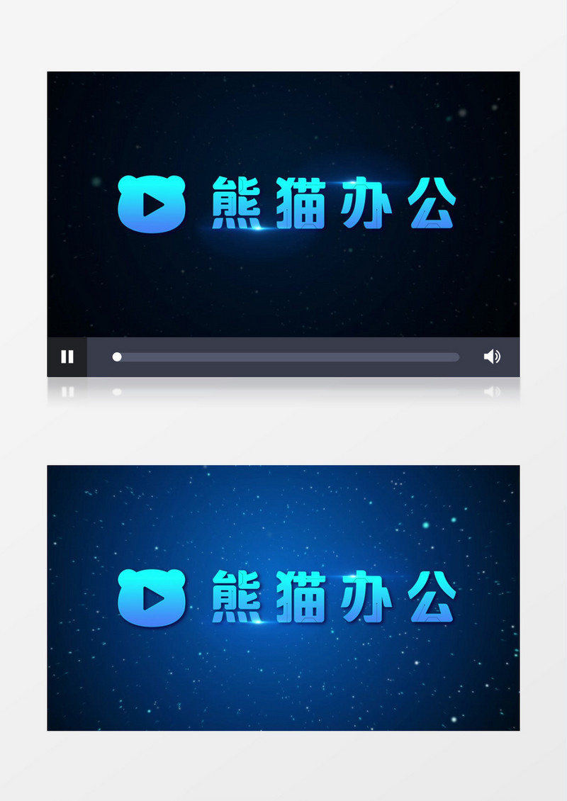大气光芒logo入场展示edius视频模板