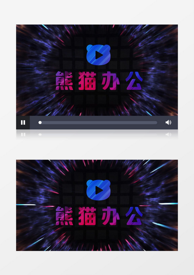 大气震撼宇宙粒子logo入场展示edius视频模板