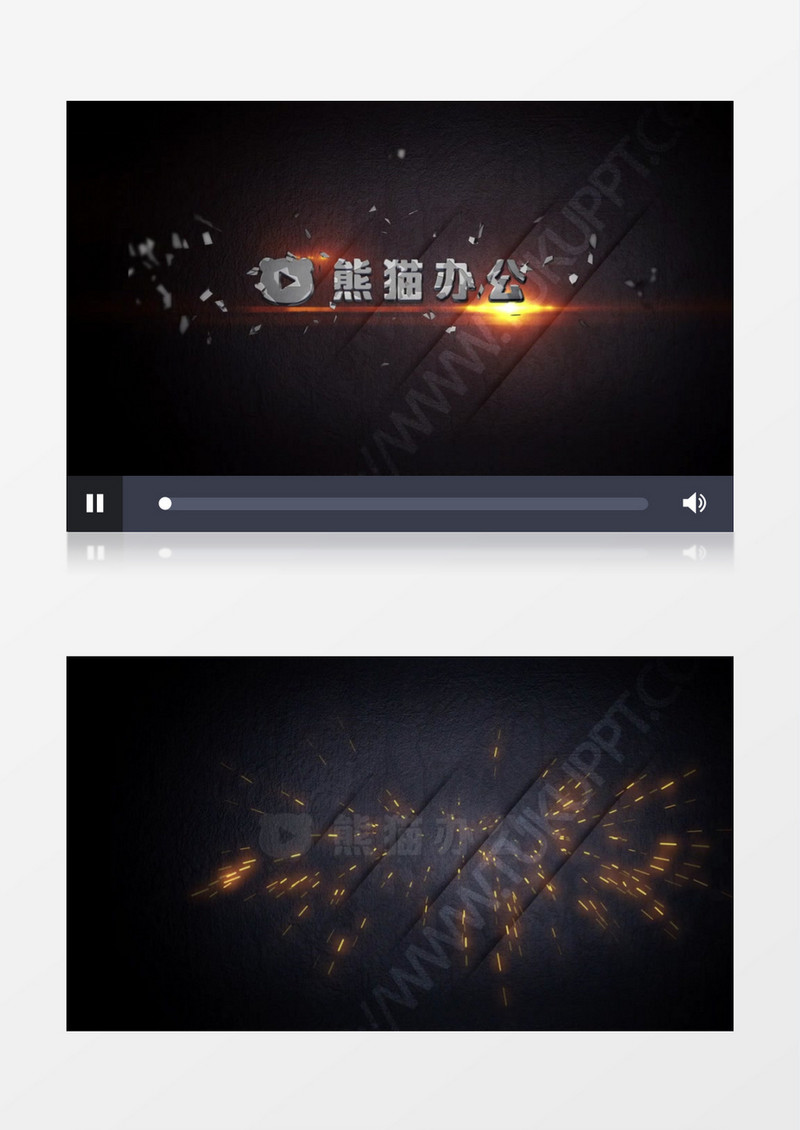 三维立体logo字幕edius模板