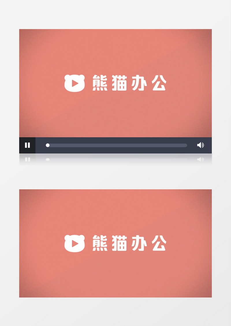 创意色块扁平化logo标志动画edius视频模板