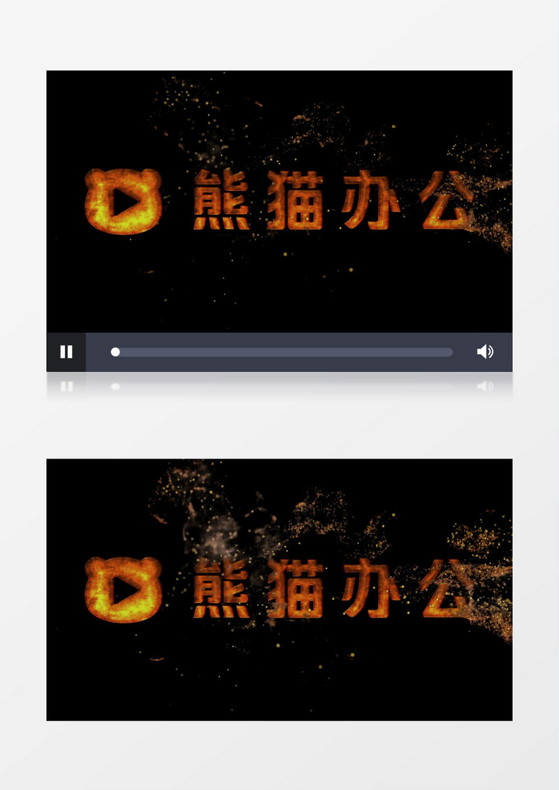 创意粒子流体logo标志展示edius视频模板