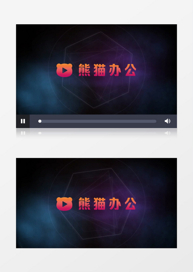 科幻炫酷大气震撼企业展示logo文字pr模板
