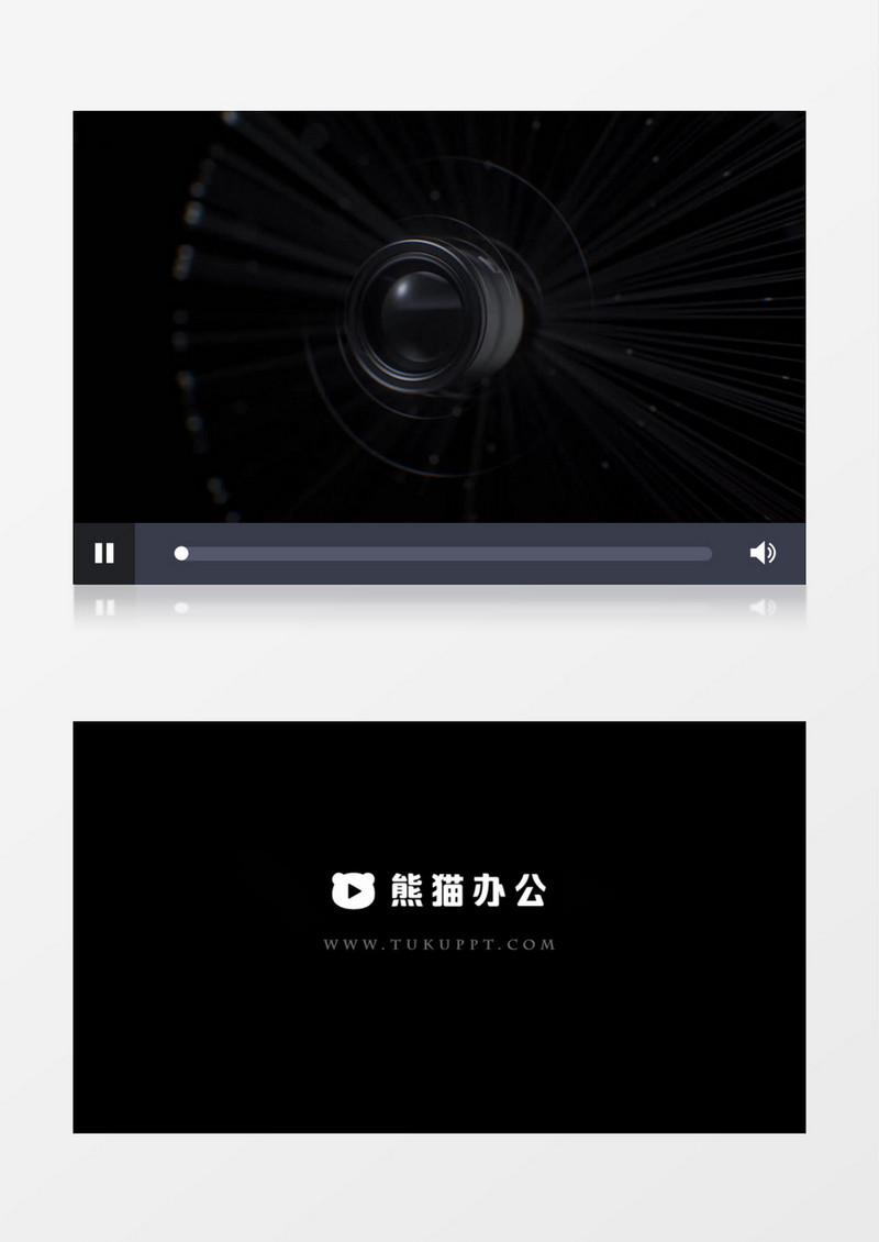 深灰色机械效果包装视频logo片头模板