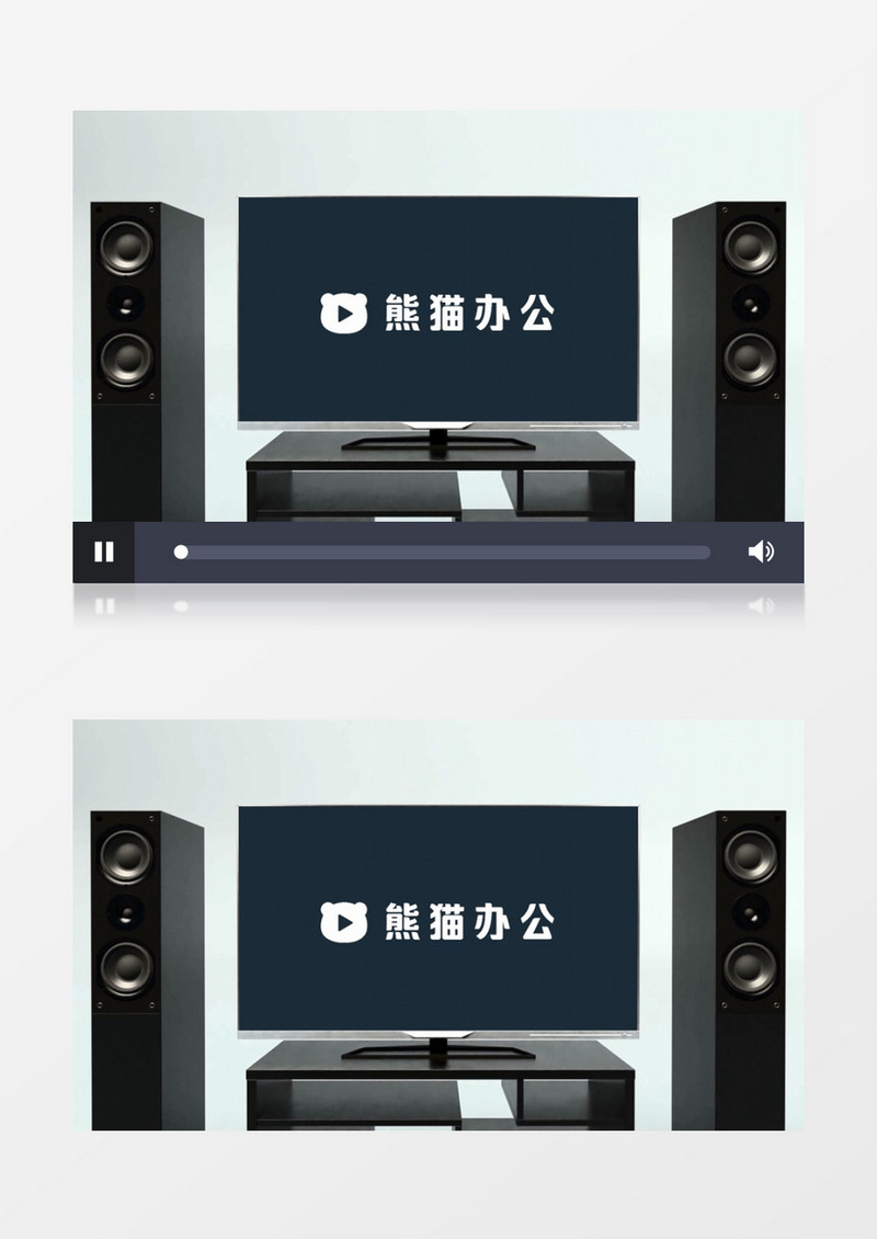 创意家庭影院logo动画展示会声会影模板