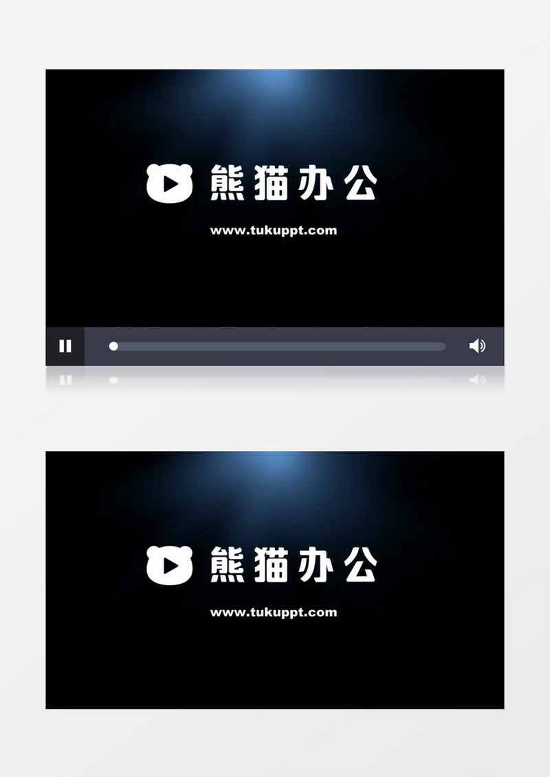 创意蓝色声波粒子展示logo演绎动画会声会影模板