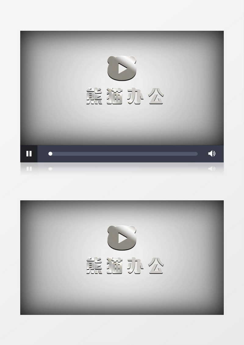 简洁风logo展示品牌宣传视频动画片头会声会影模板