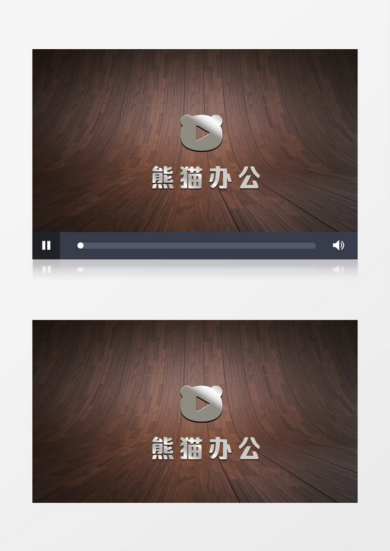 木质背景线条穿梭金属材质logo片头动画会声会影模板