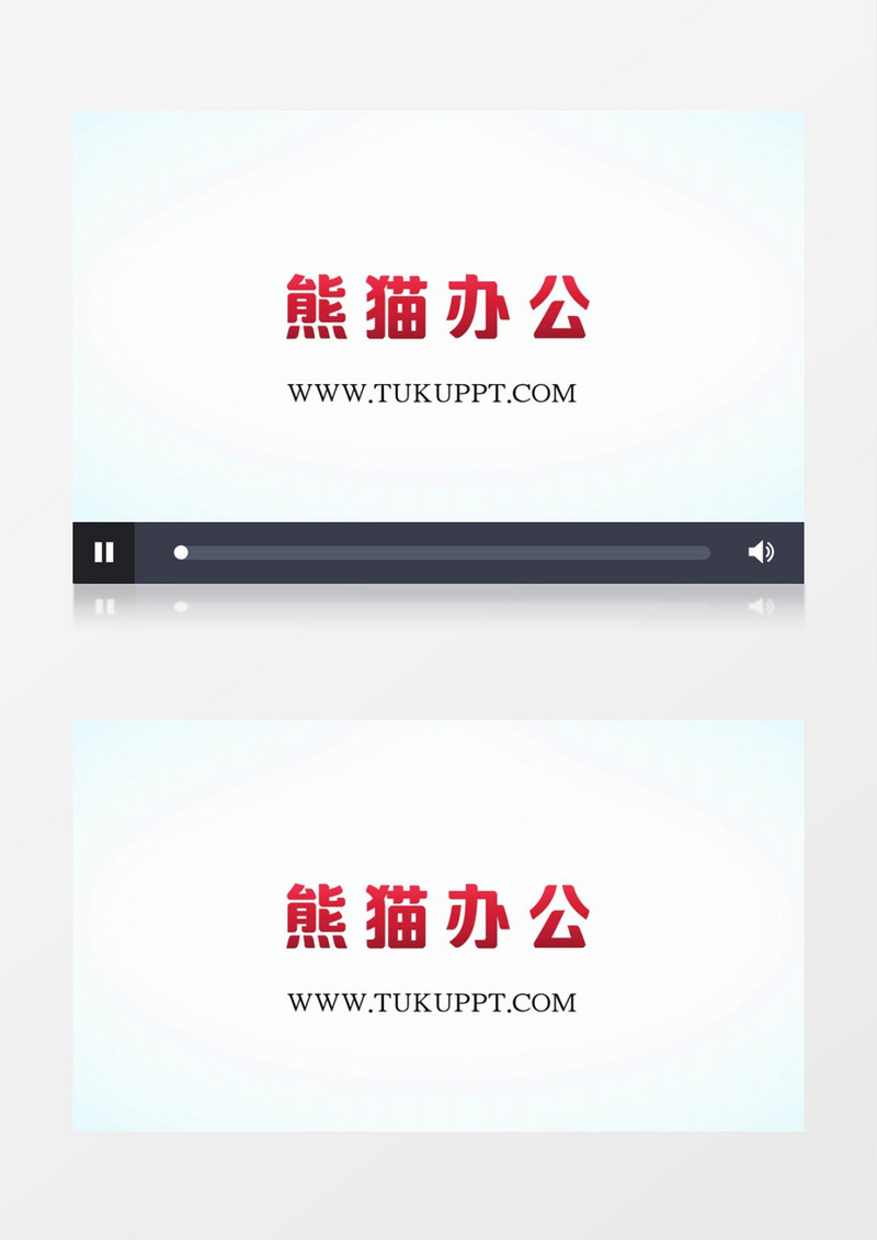 简洁红色矩形色块变化logo切换展示片头视频会声会影模板