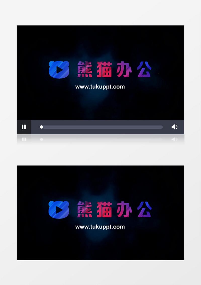 火焰星火粒子片头logo动画演绎模板