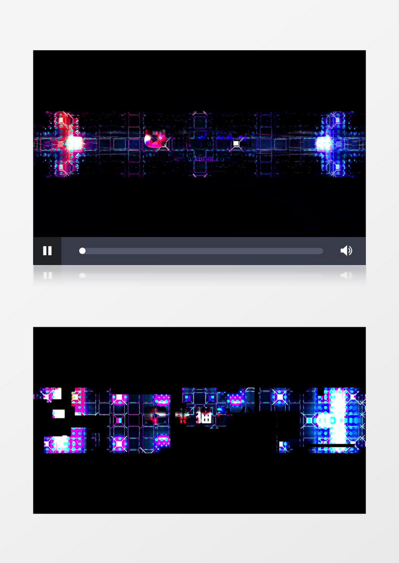 信号故障片头logo文字PR视频模板