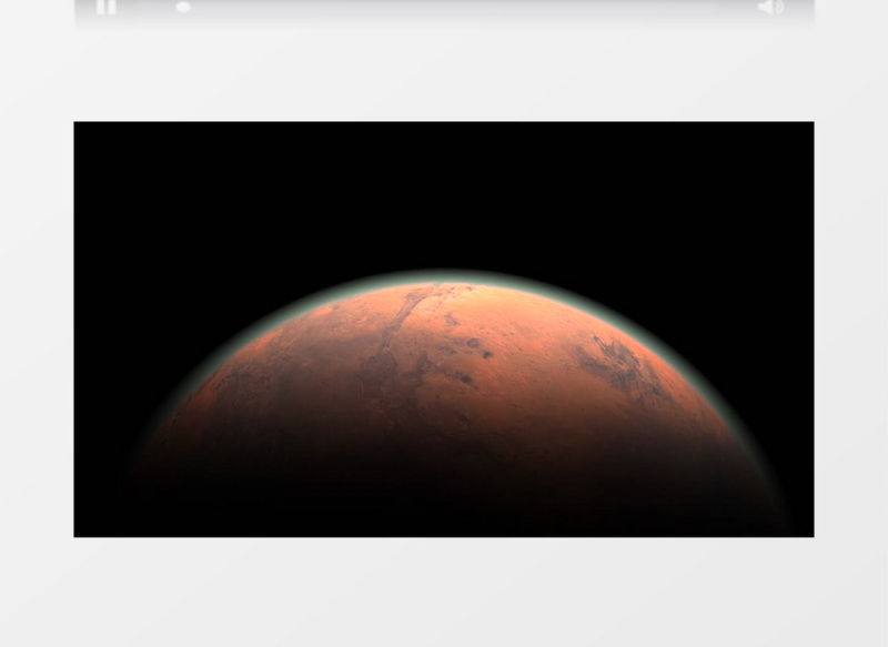 卫星拍摄星球自转背景视频