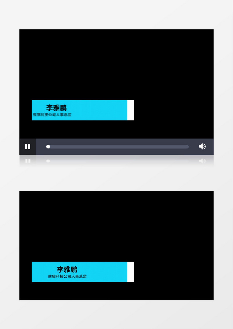 大气清新公司企业人物字幕条pr模板