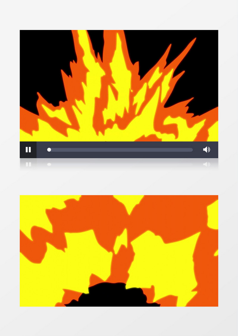 mg火焰爆炸转场特效pr模板