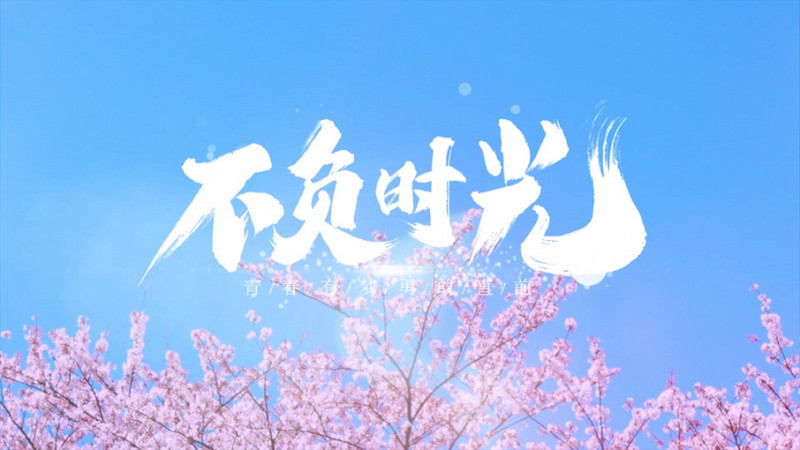 小清新美好青春毕业季不负时光片头pr视频模板