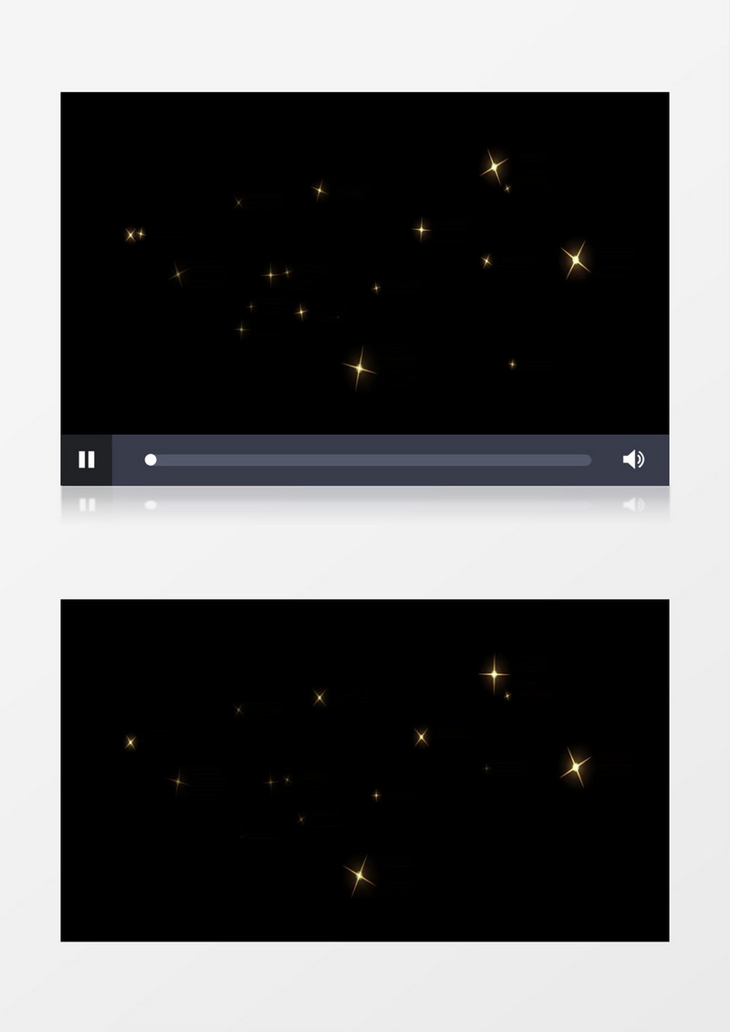 小星星透明通道视频素材