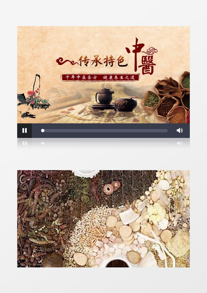 传统古风中医文化片头展示pr模板