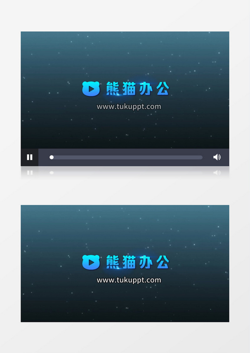 优雅漂亮粒子蓝光logo演绎会声会影模板