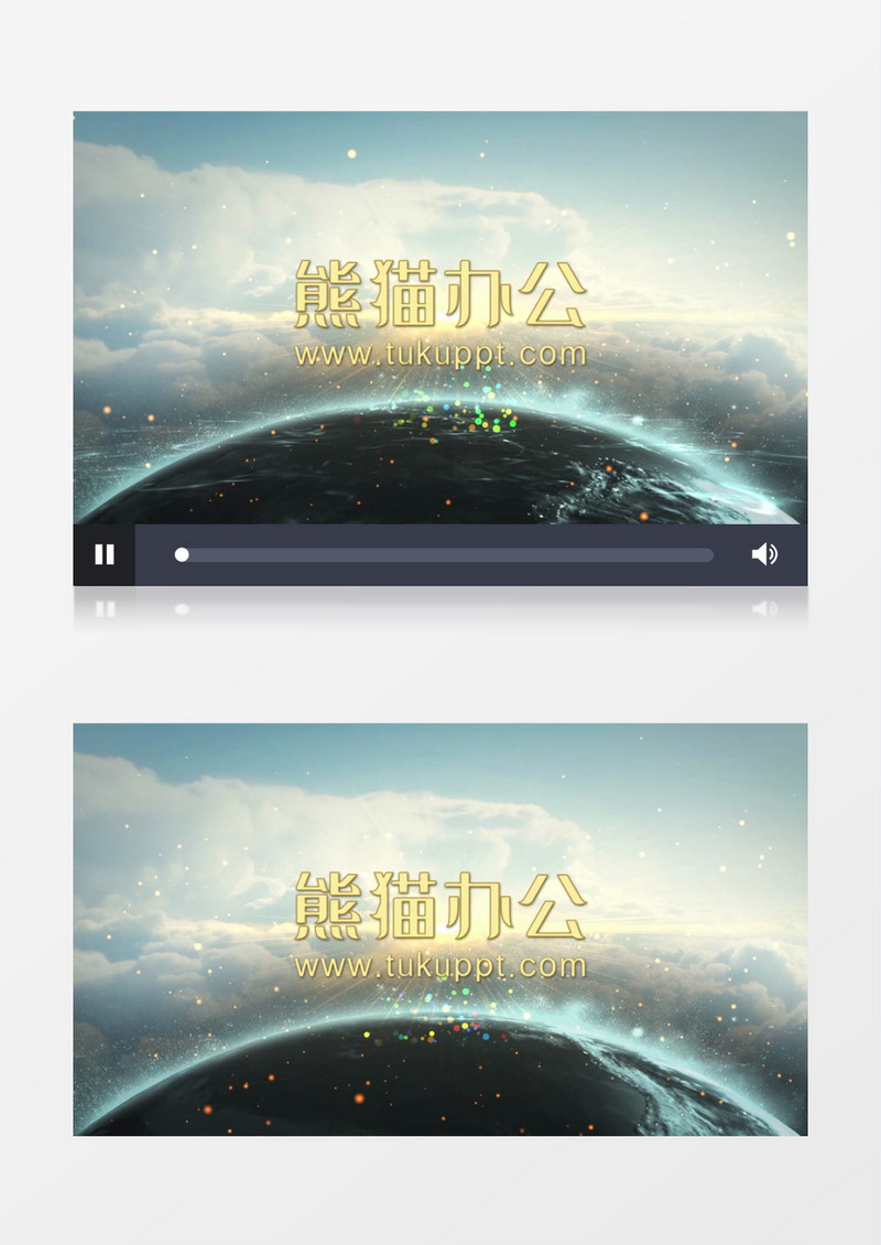 大气天空云层晚会开场片头Pr视频模板