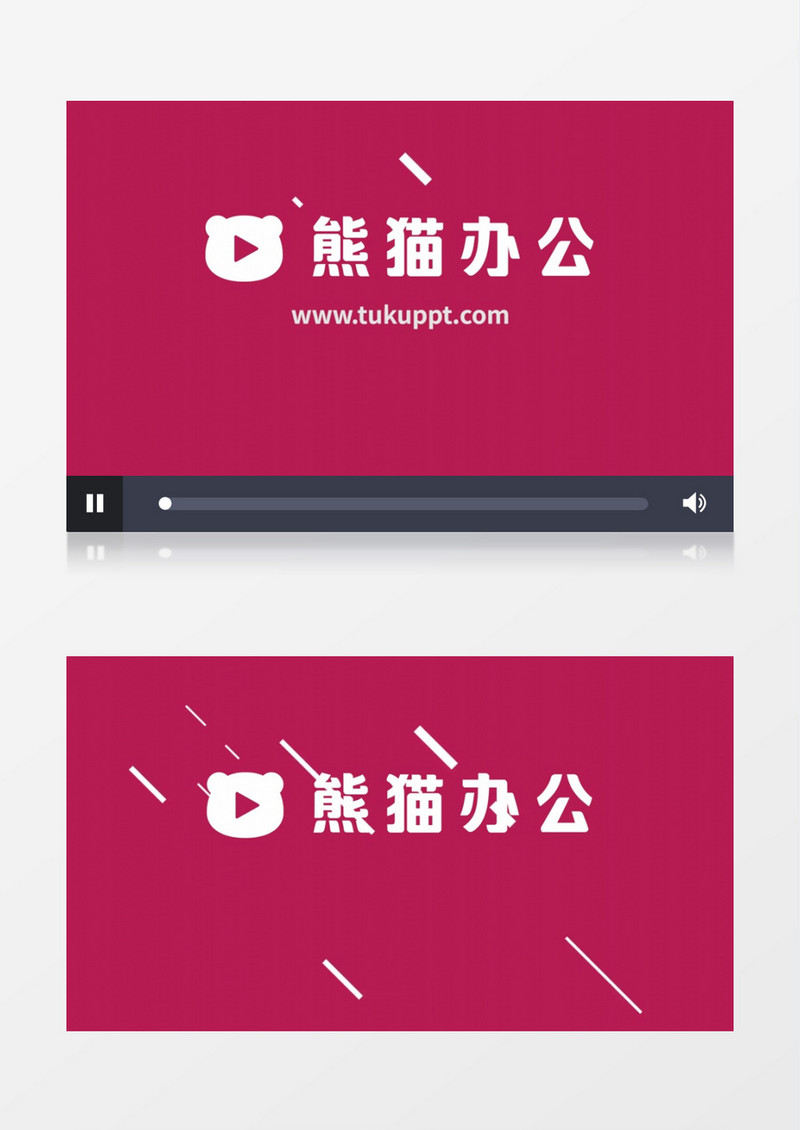创意色彩扁平化LOGO展示PR视频模板