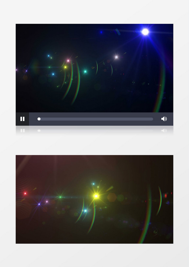 星系3D灯光秀后期素材