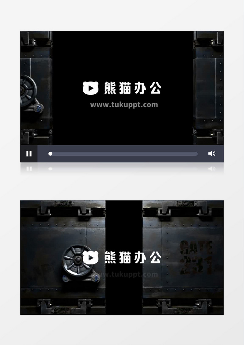 创意机械Logo演绎片头会声会影模板