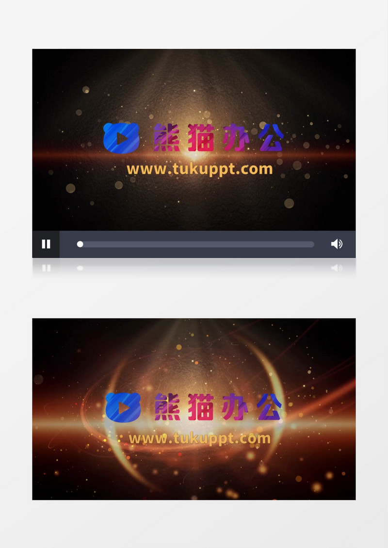 震撼大气企业logo片头会声会影模板