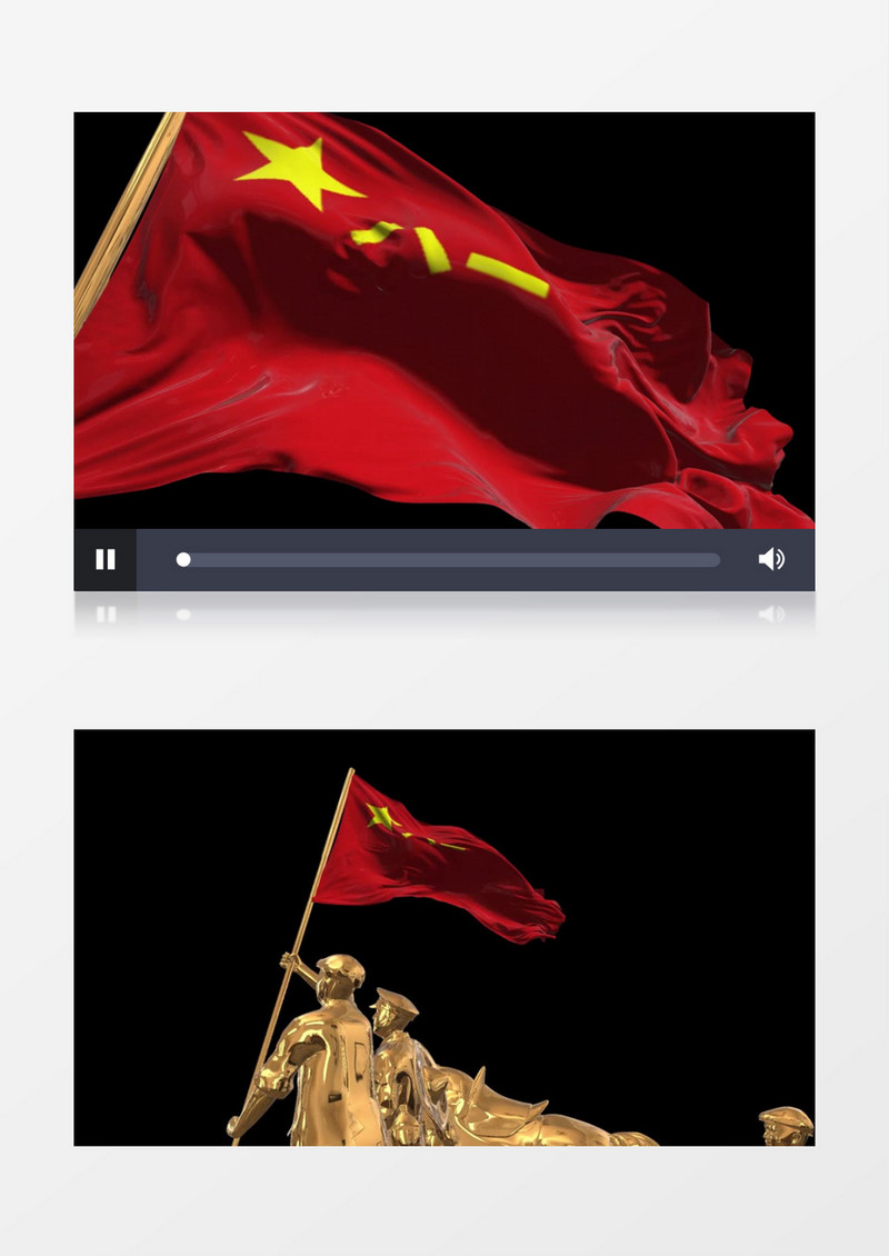 八一建军节震撼开场后期素材
